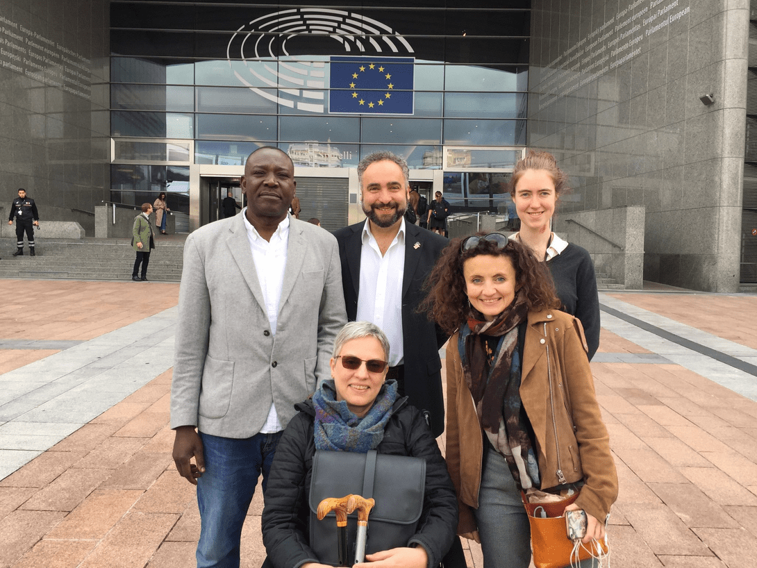 Scott with Haringey Welcome outside EP